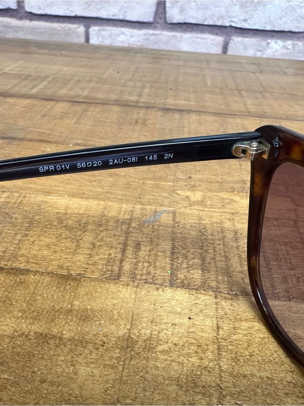Prada Tortoiseshell Cat-Eye Sunglasses with Gray Lenses